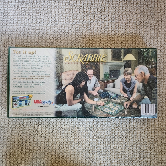 NEW Scrabble Golf Game Crossword Factory Sealed - Picture 3 of 6